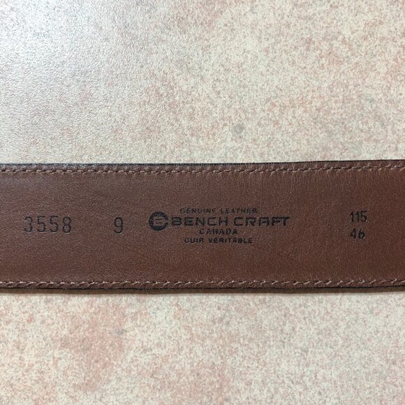 𝅺bench Craft Grey Leather Belt - Picture 5 of 7
